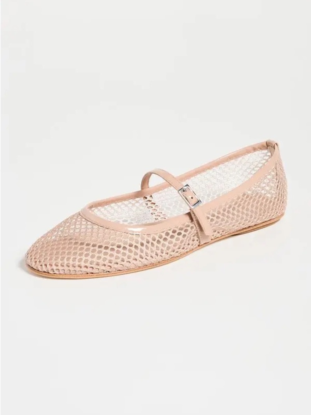 Breathable Mika Mary Jane Flat in Nude